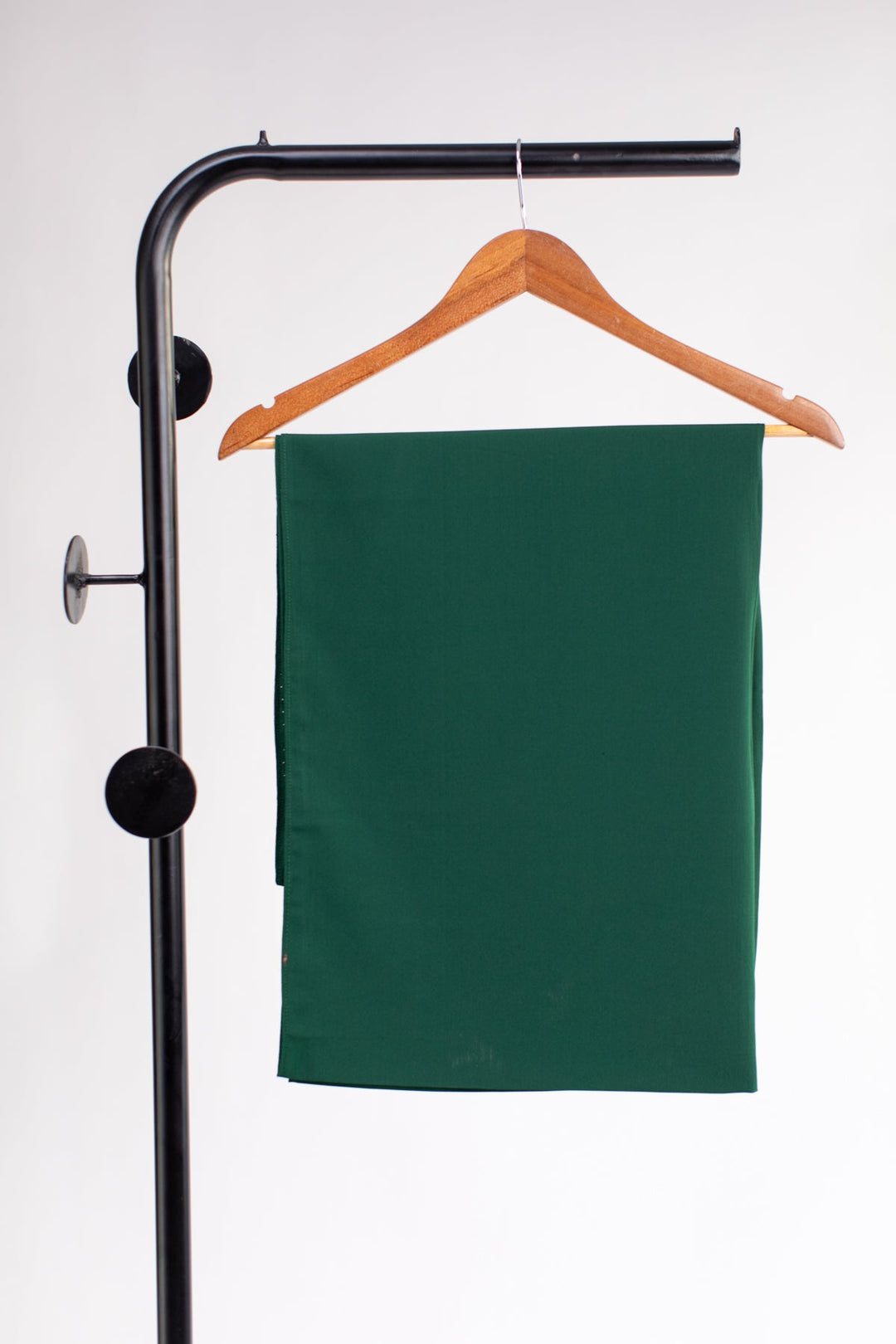 Bottle Green Plain Scarf - Peach Republic