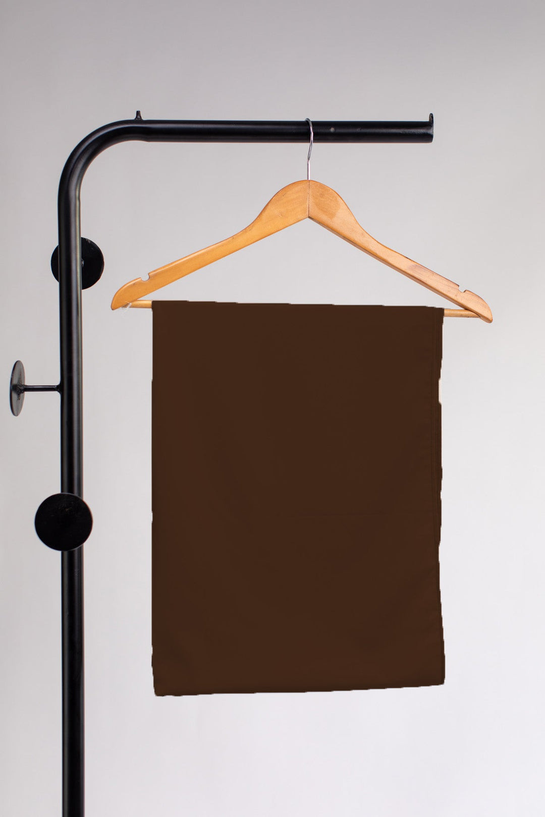Brown Plain Scarf - Peach Republic