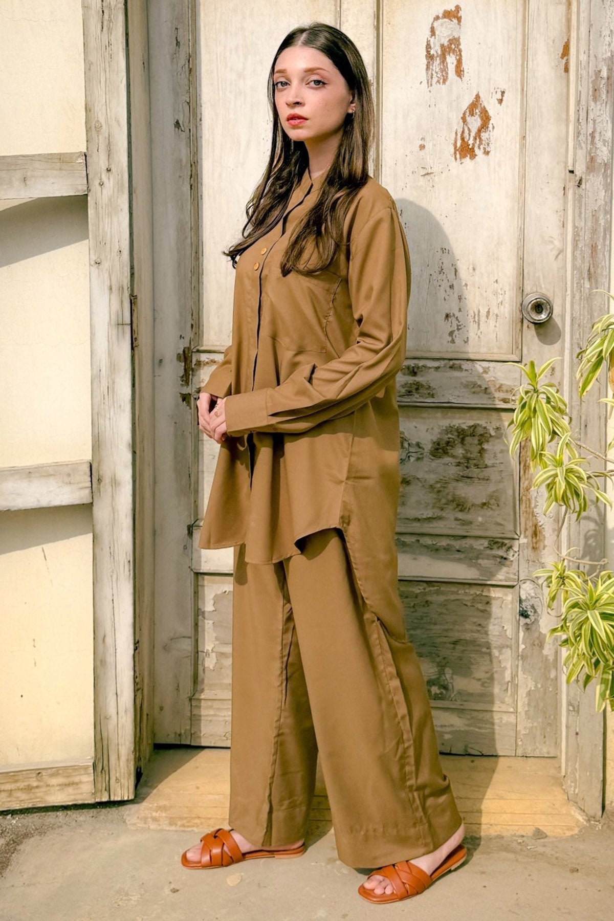 Brown Tunic - Peach Republic