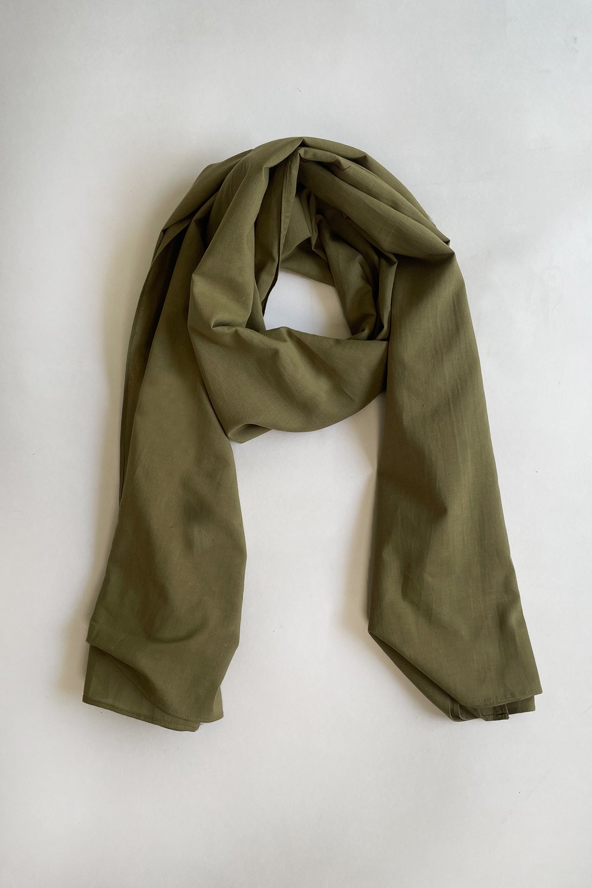 Camo Green Cambric Scarf - Peach Republic