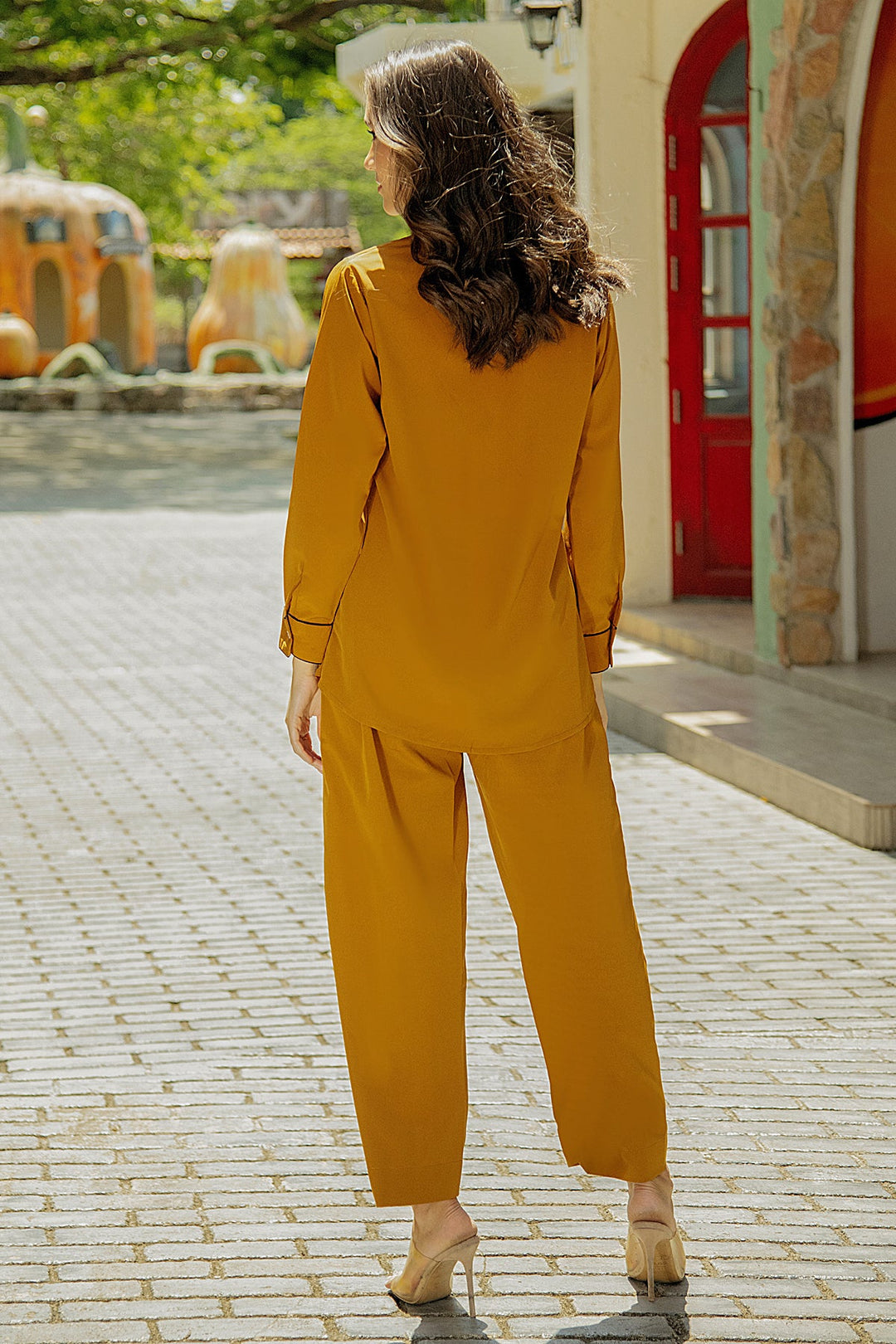 Caramel Co Ord Set - Peach Republic