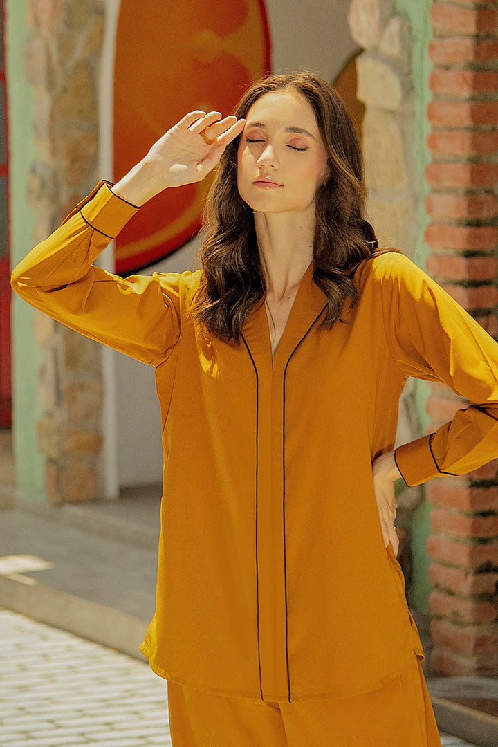 Caramel Co Ord Set - Peach Republic