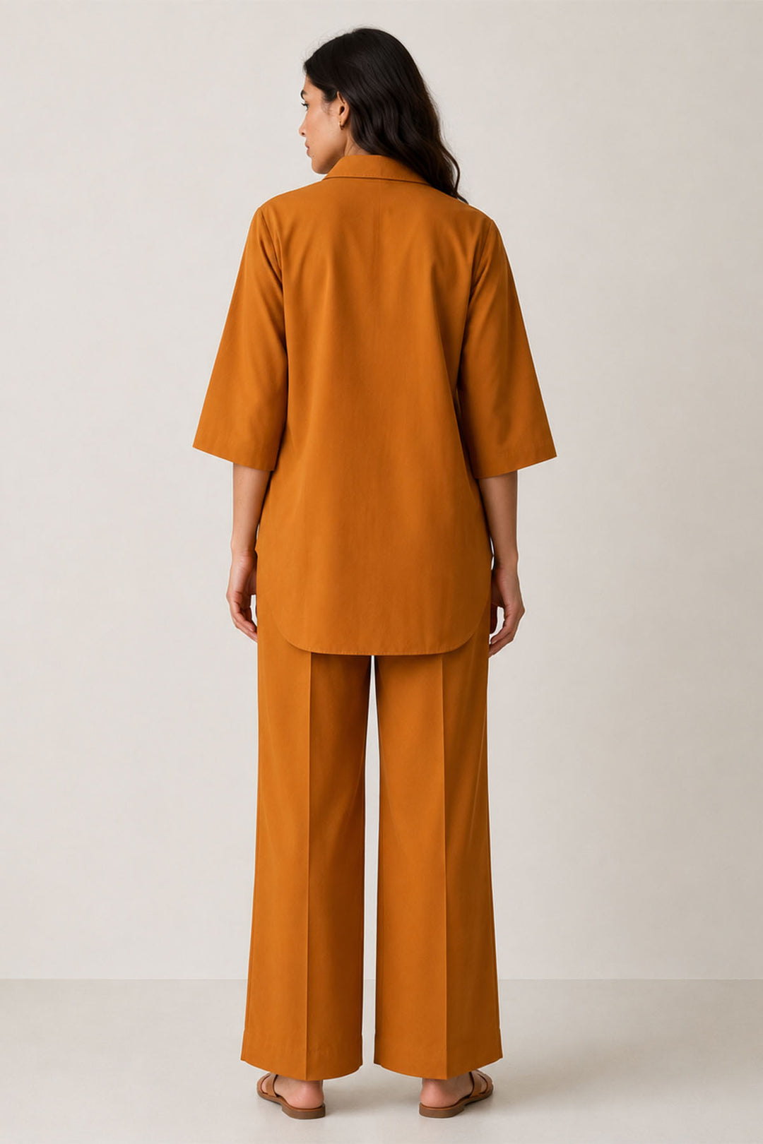 Caramel Linen Co Ord Set