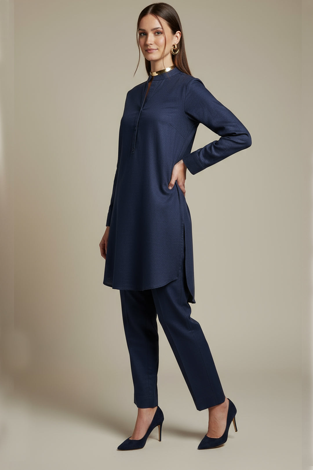 Khaddar Co Ord Set - 05