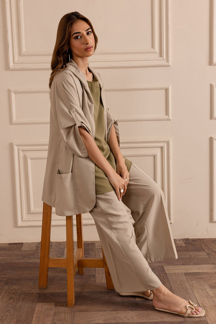 Classic Co Ord Set - 01 - Peach Republic