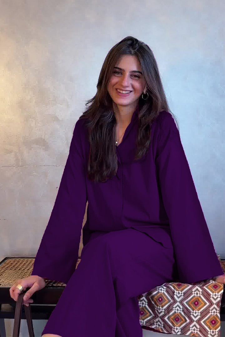 Plum Co Ord Set - 02