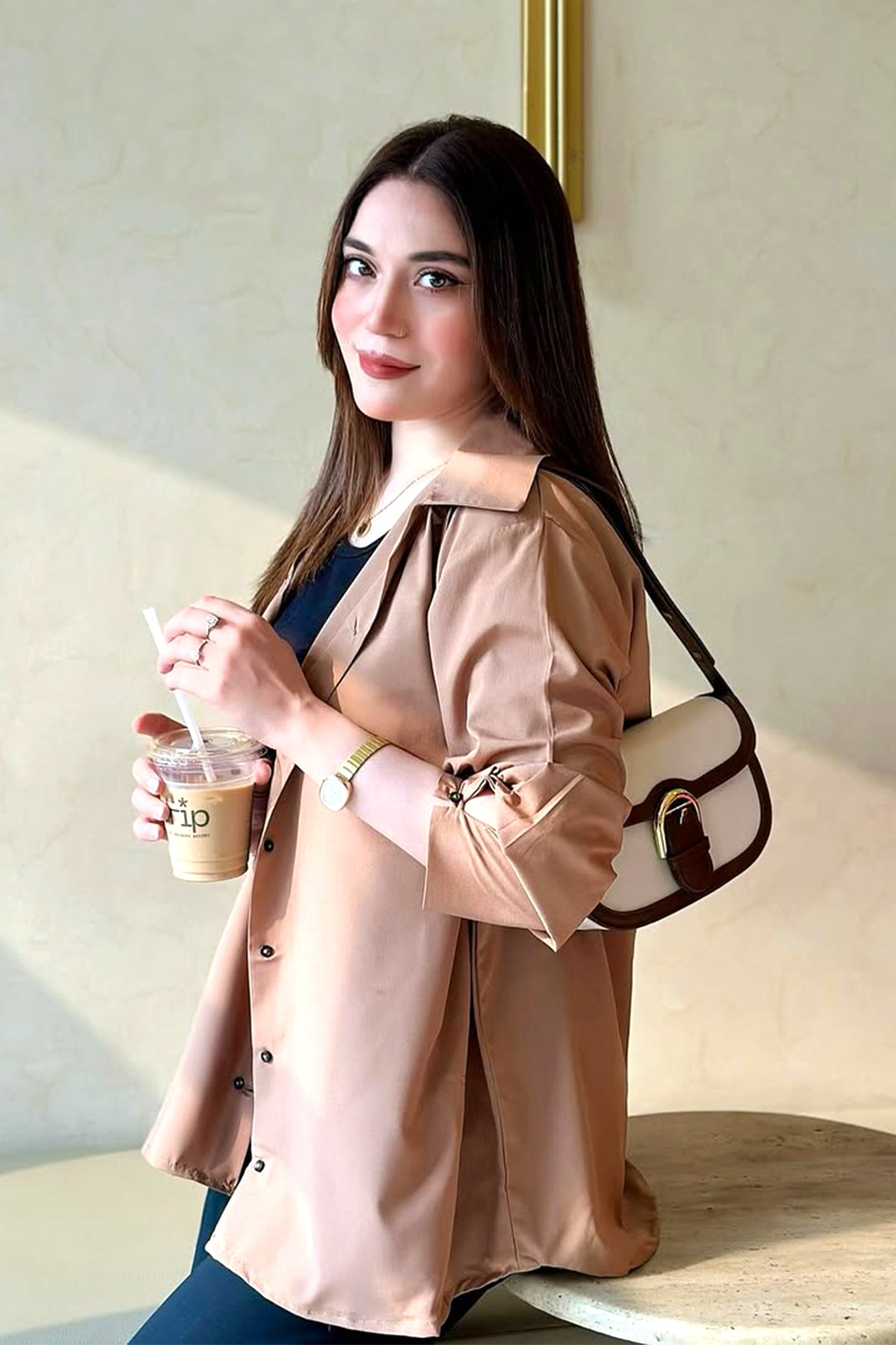 Classic Top - Peach Republic
