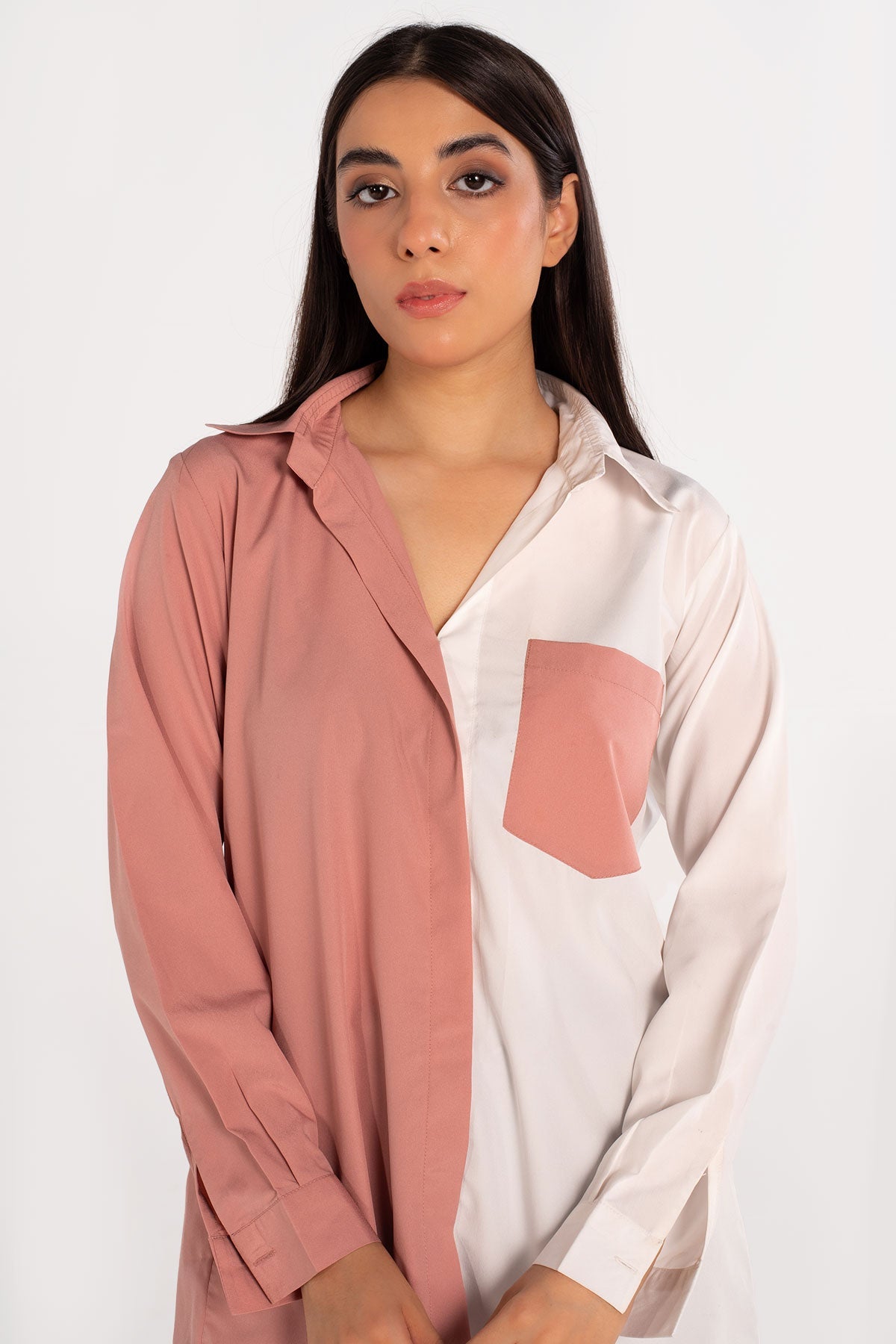 Color Block Top - Peach Republic