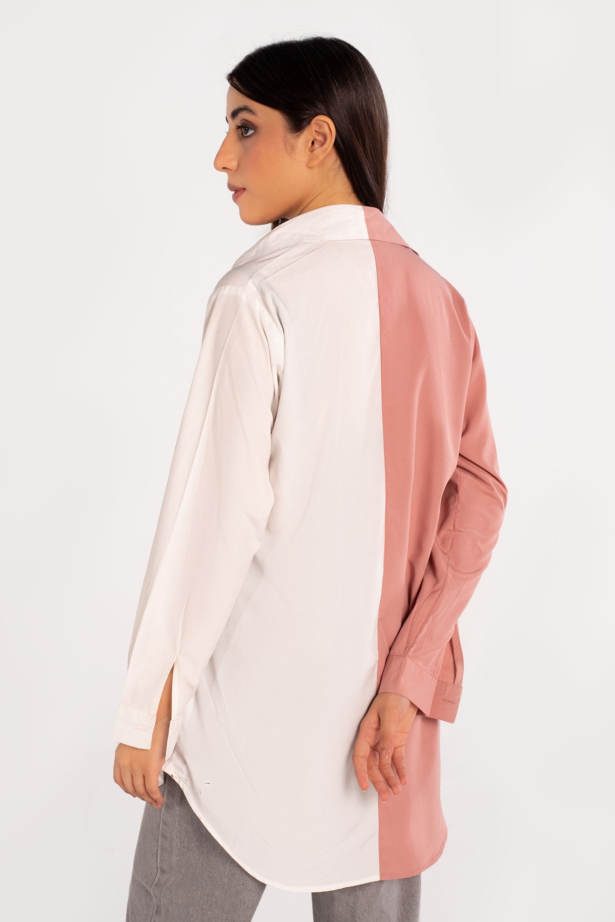 Color Block Top - Peach Republic