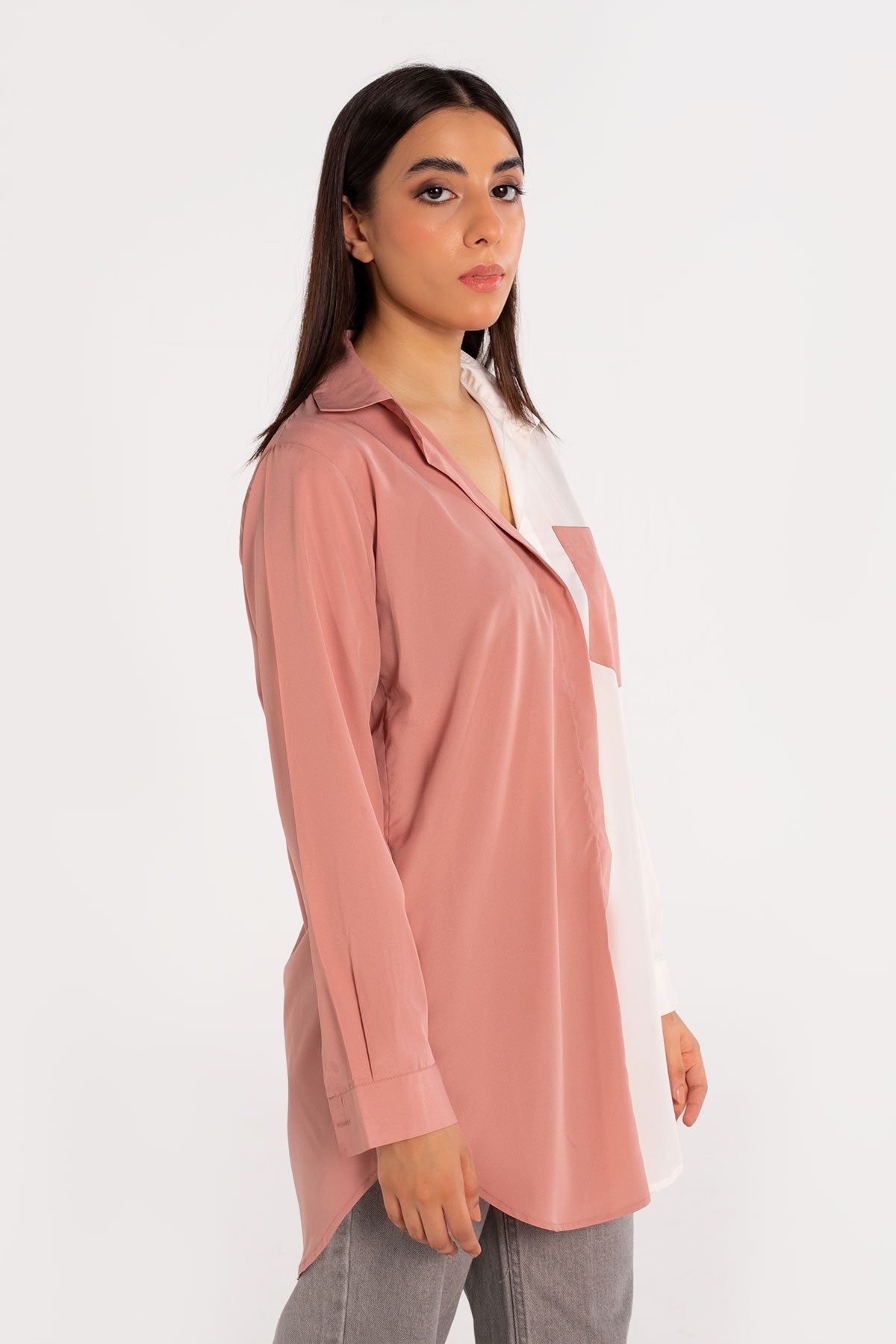 Color Block Top - Peach Republic