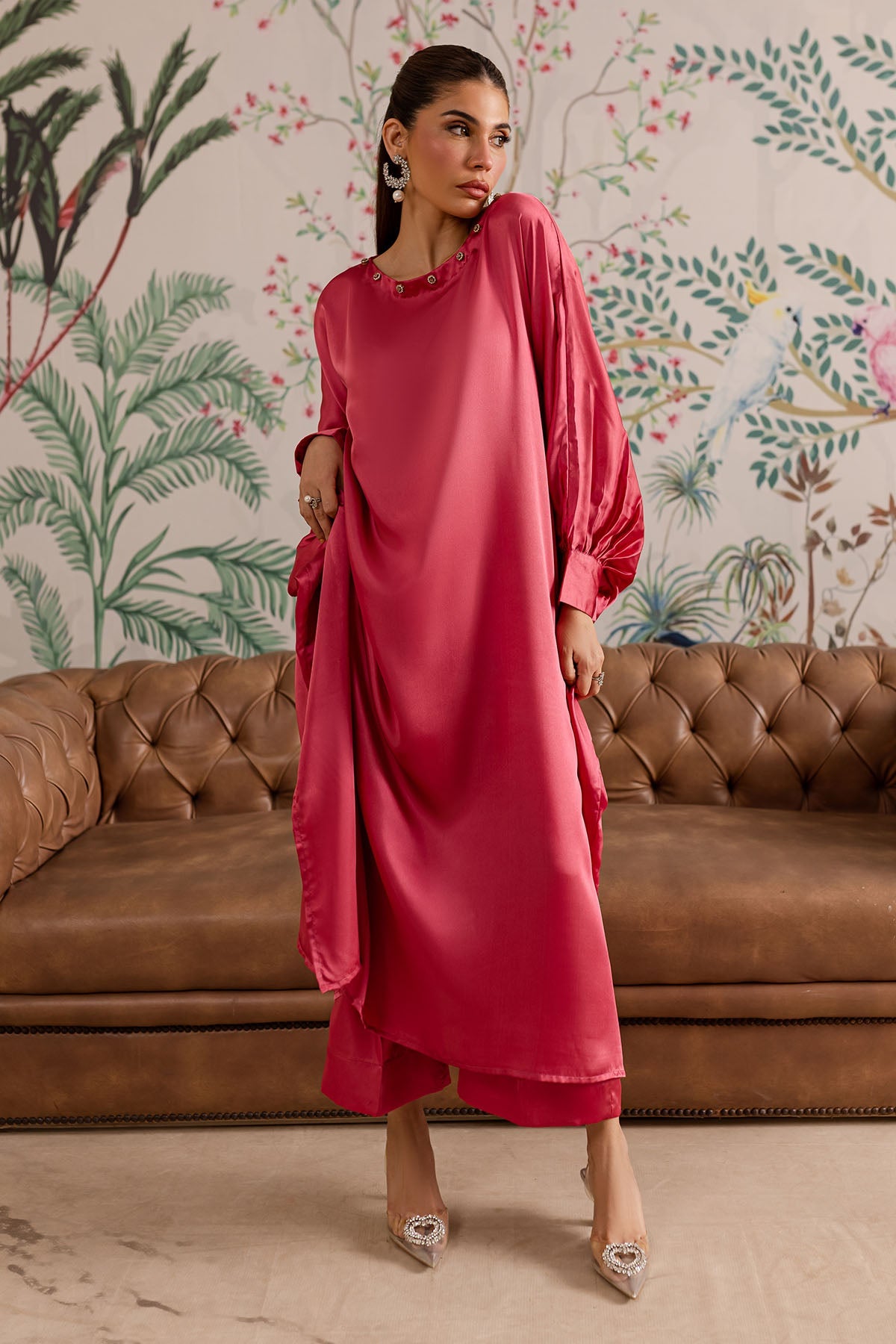 Deep Pink Silk - Peach Republic