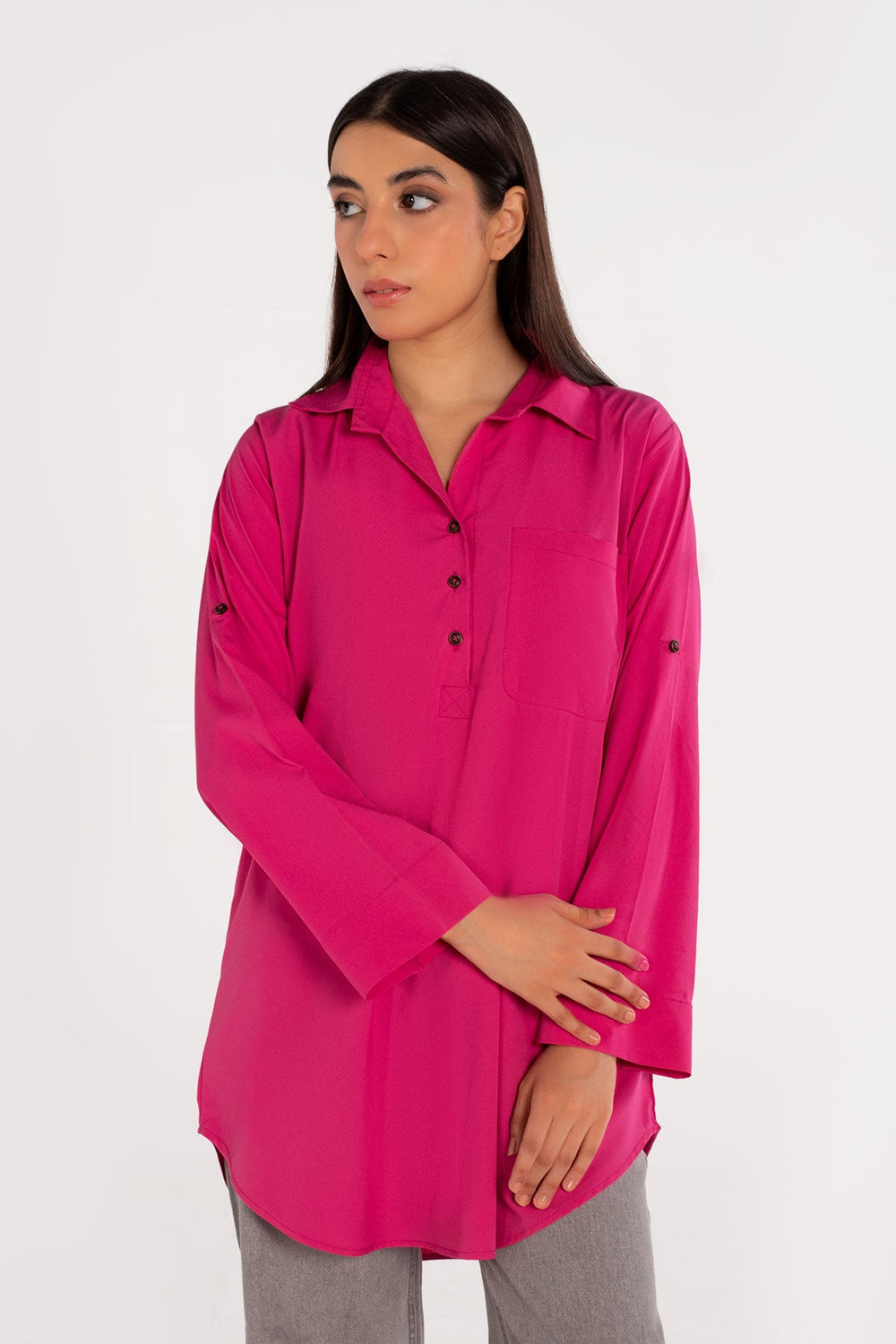 Deep Pink Top - Peach Republic