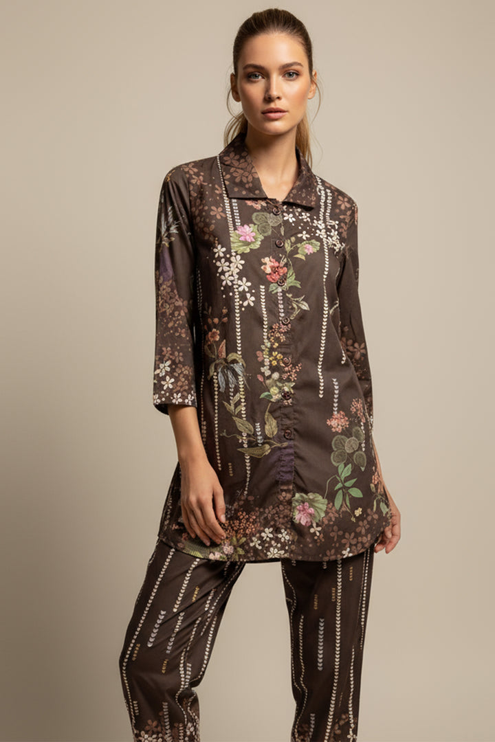 2 Piece Printed  Co Ord set - 75