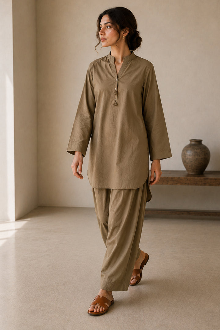 BASIL CAMBRIC CO-ORD SET