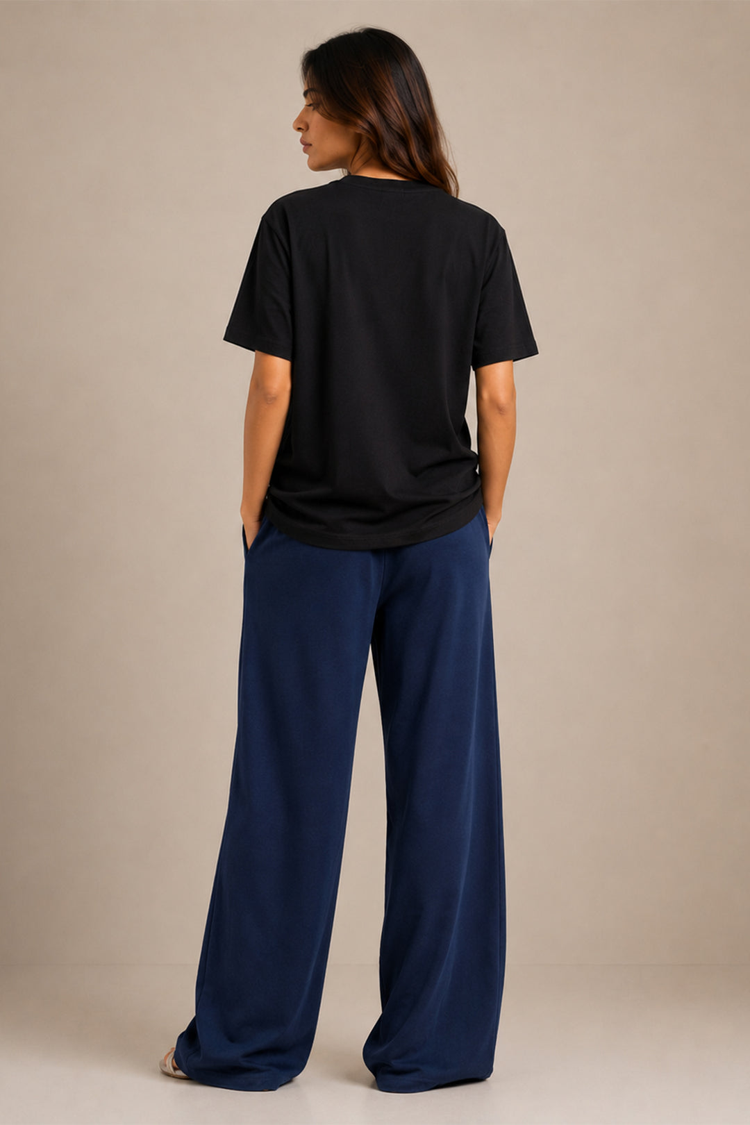 WIDE LEG FLARED TROUSER
