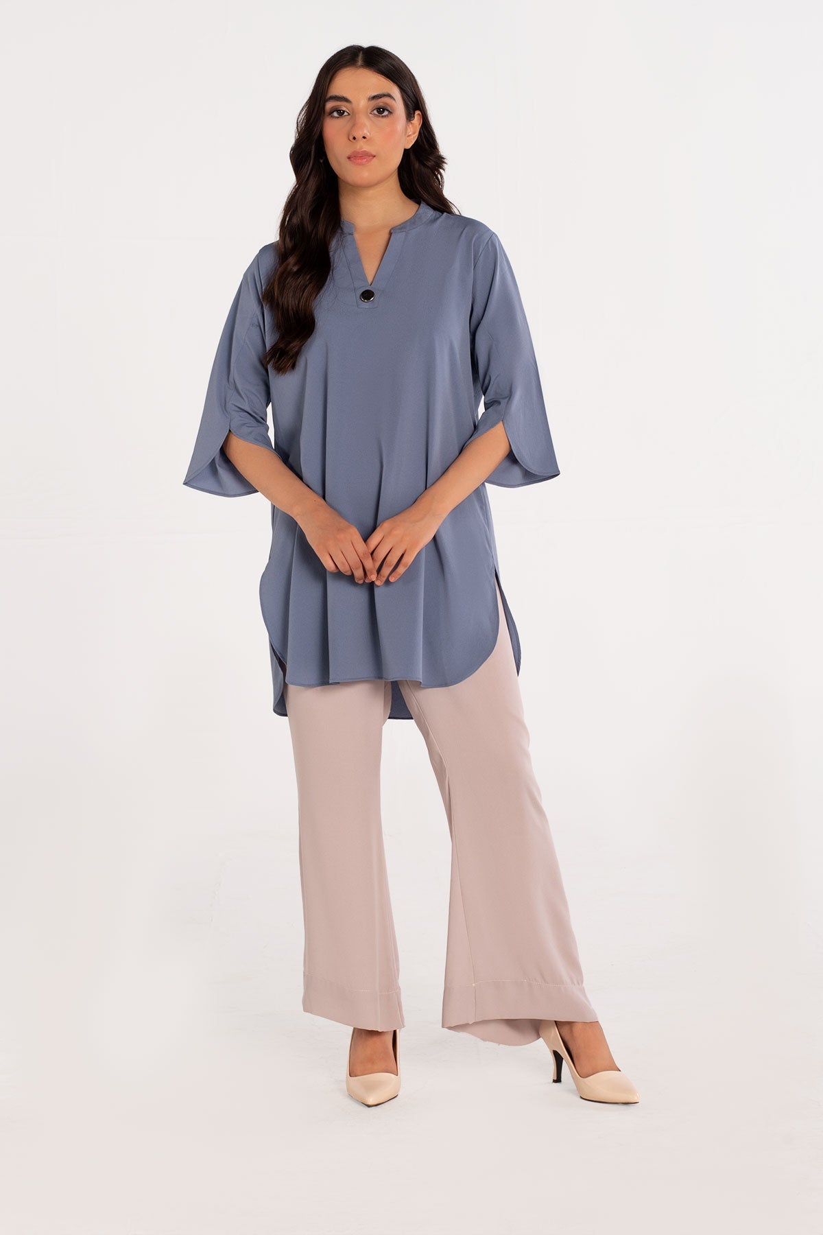 Elegant Top - Peach Republic