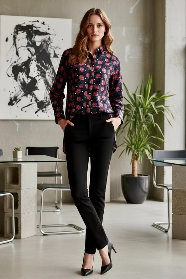 Printed Silk Top - 07