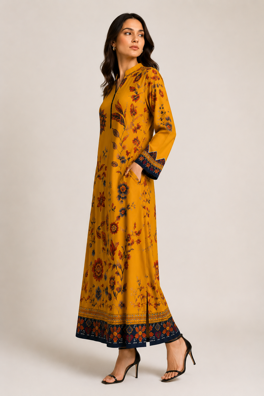 Mustard Blossom Kaftan