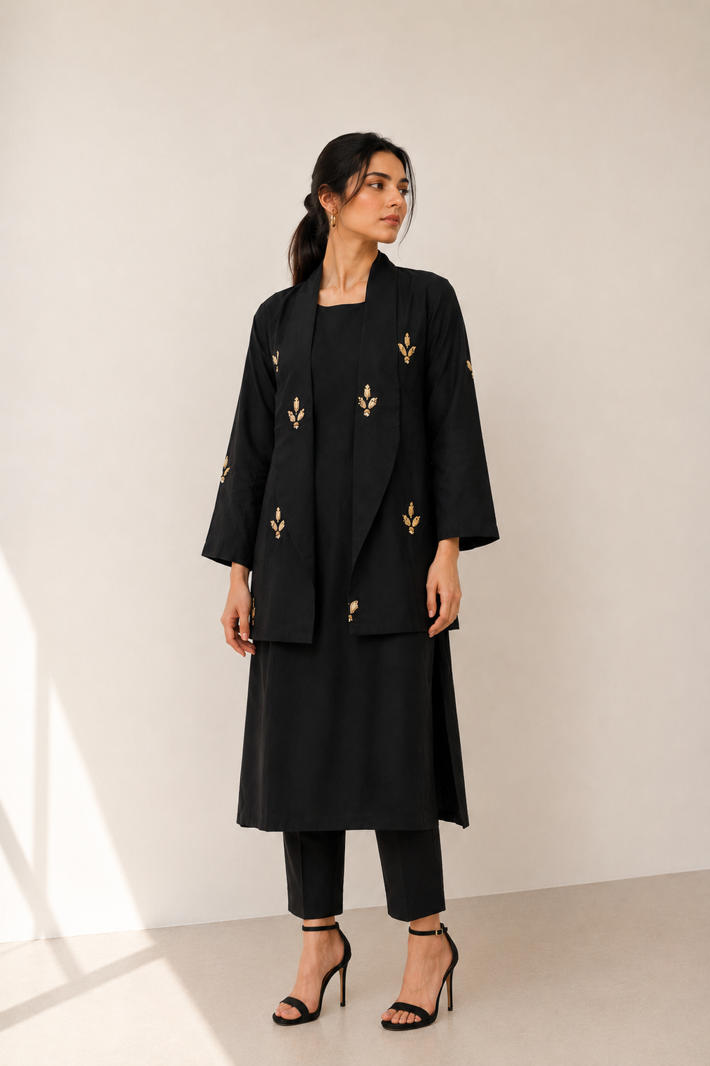 3 Pcs Layered Dress - 004