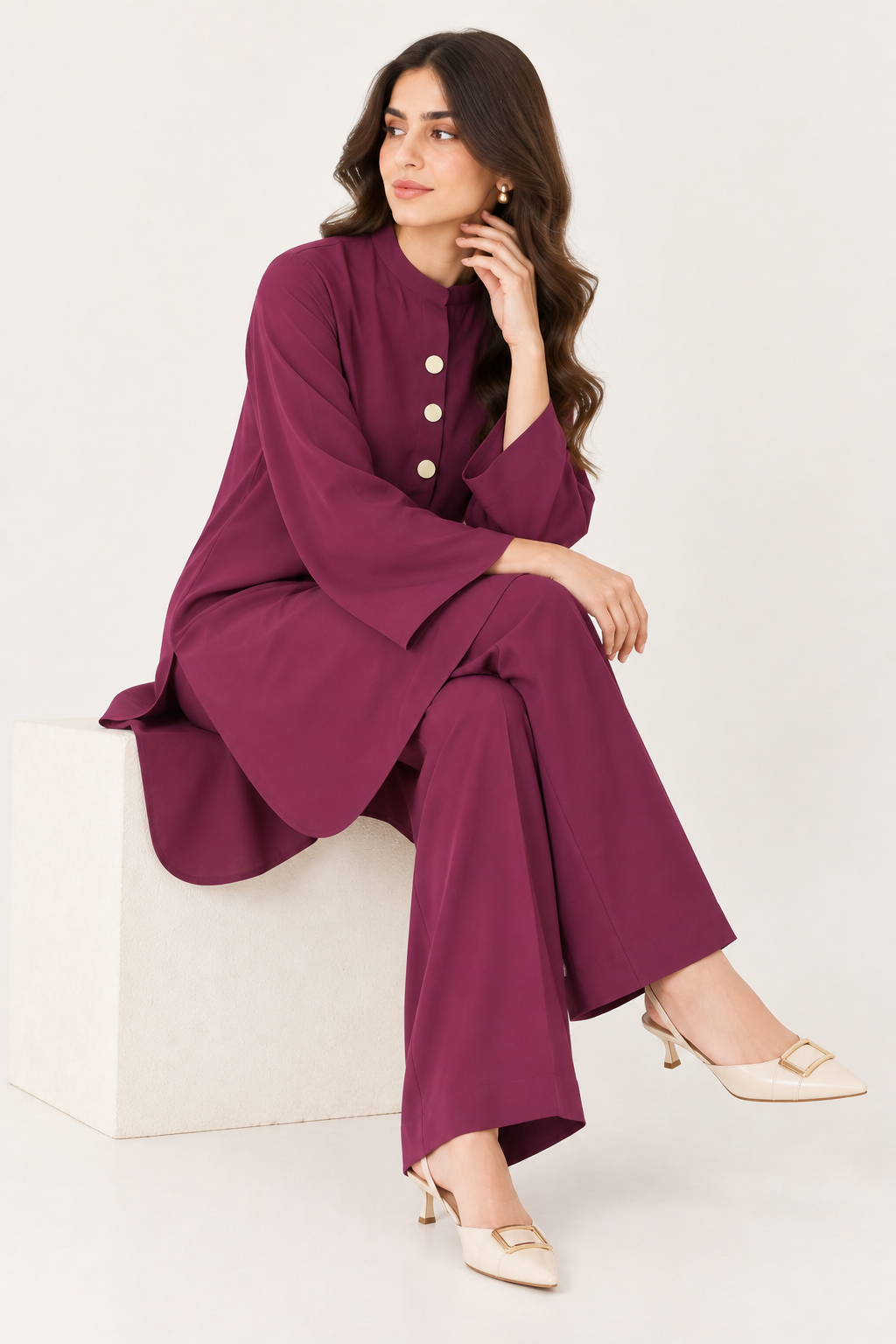 Burgundy Co-ord