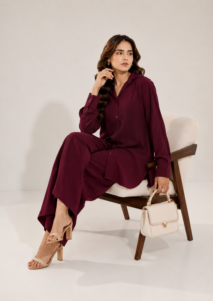 Button-Down Co Ord Set - 03