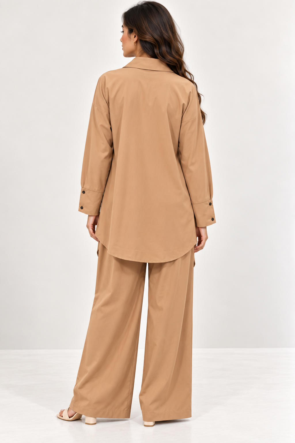 Pastel Brown Co Ord Set