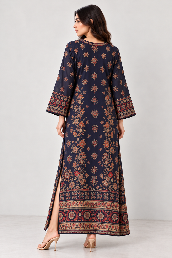 Midnight Heritage Kaftan