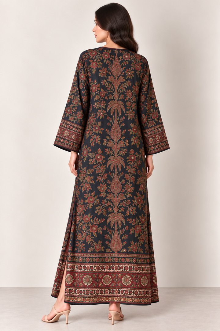 Midnight Paisley Kaftan