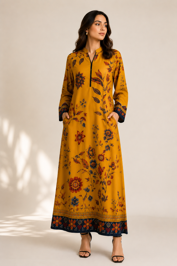 Mustard Blossom Kaftan