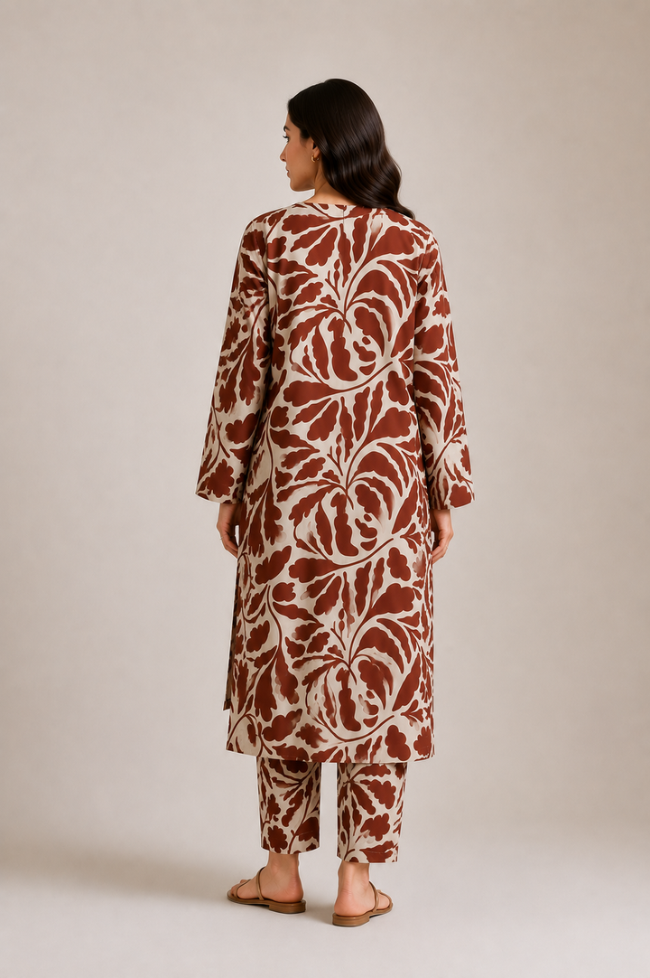 2 pcs Terracotta Flow Dress