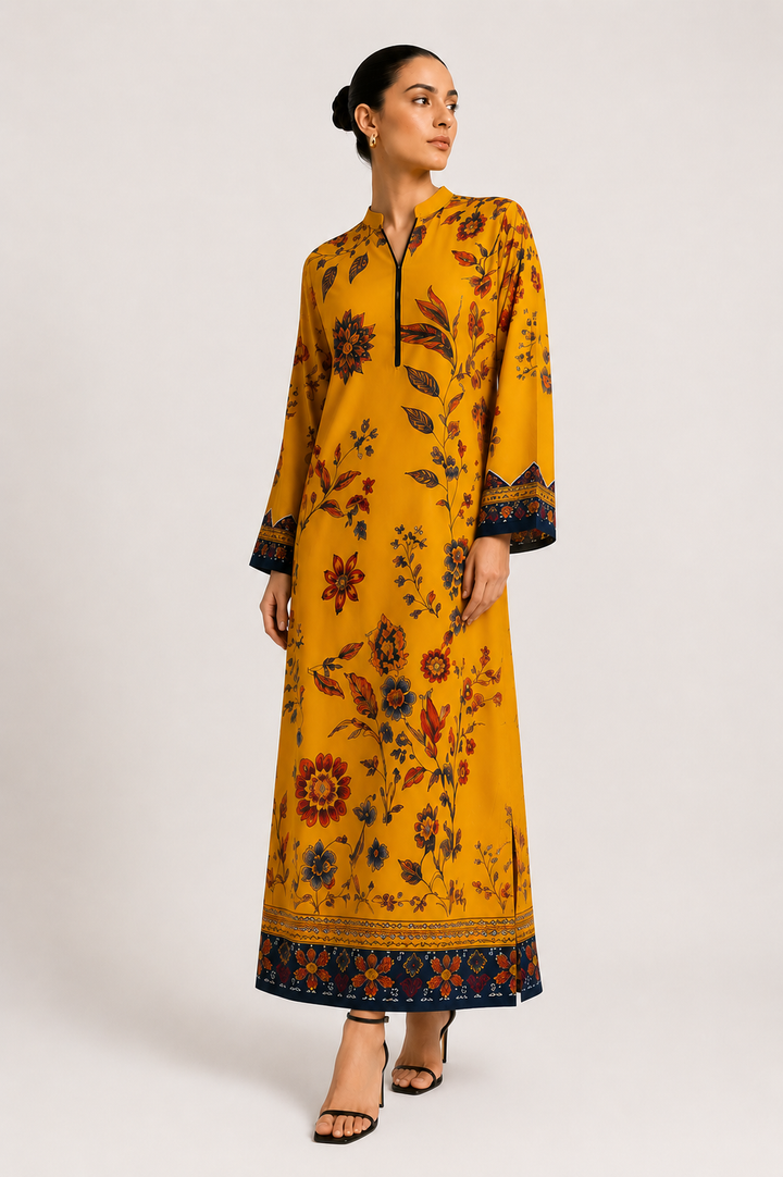Mustard Blossom Kaftan