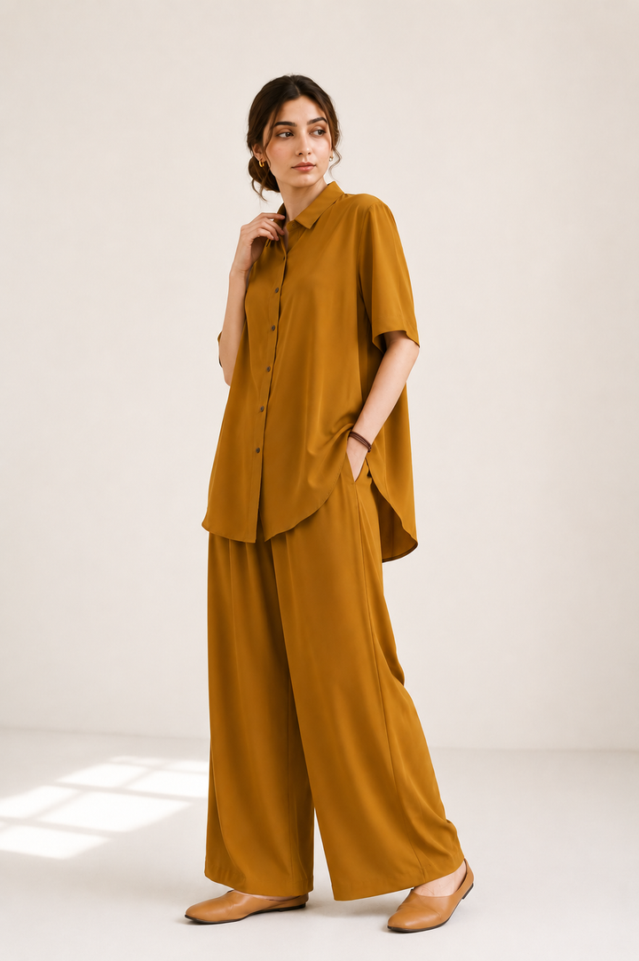 Caramel Co Ord Set - 3