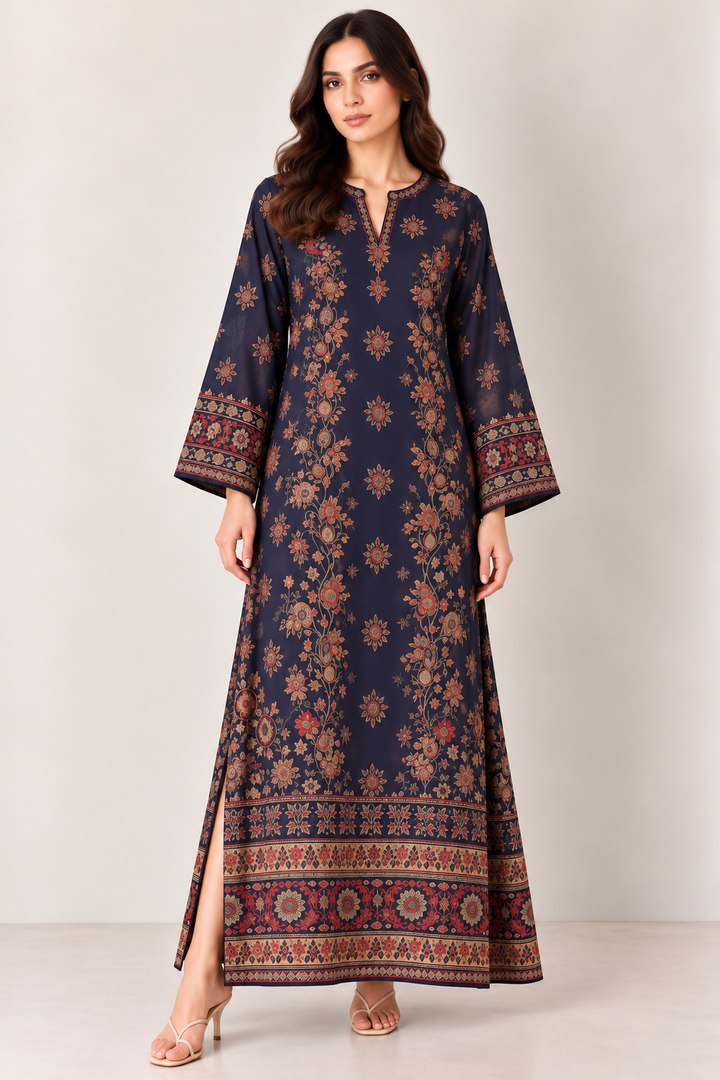Midnight Heritage Kaftan