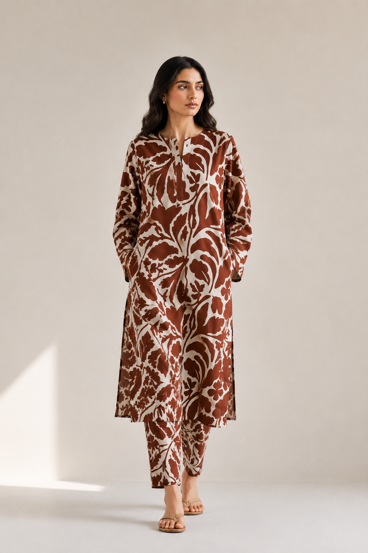 2 pcs Terracotta Flow Dress