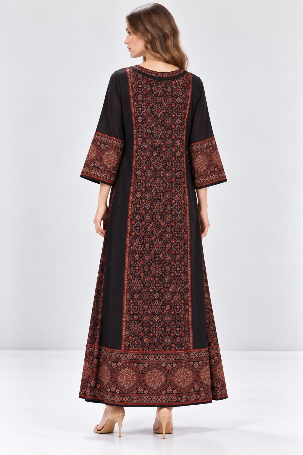 Noir Mosaic Kaftan