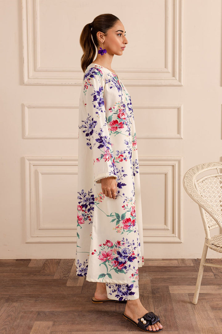 Floral Printed dress - Peach Republic