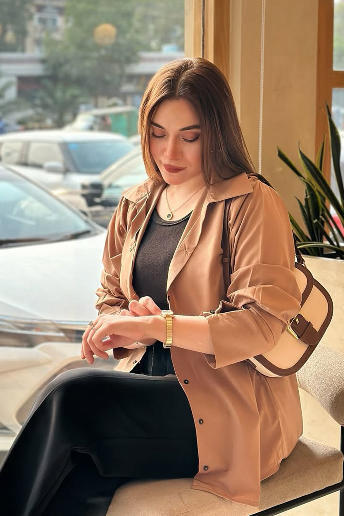 Pastel Brown Top