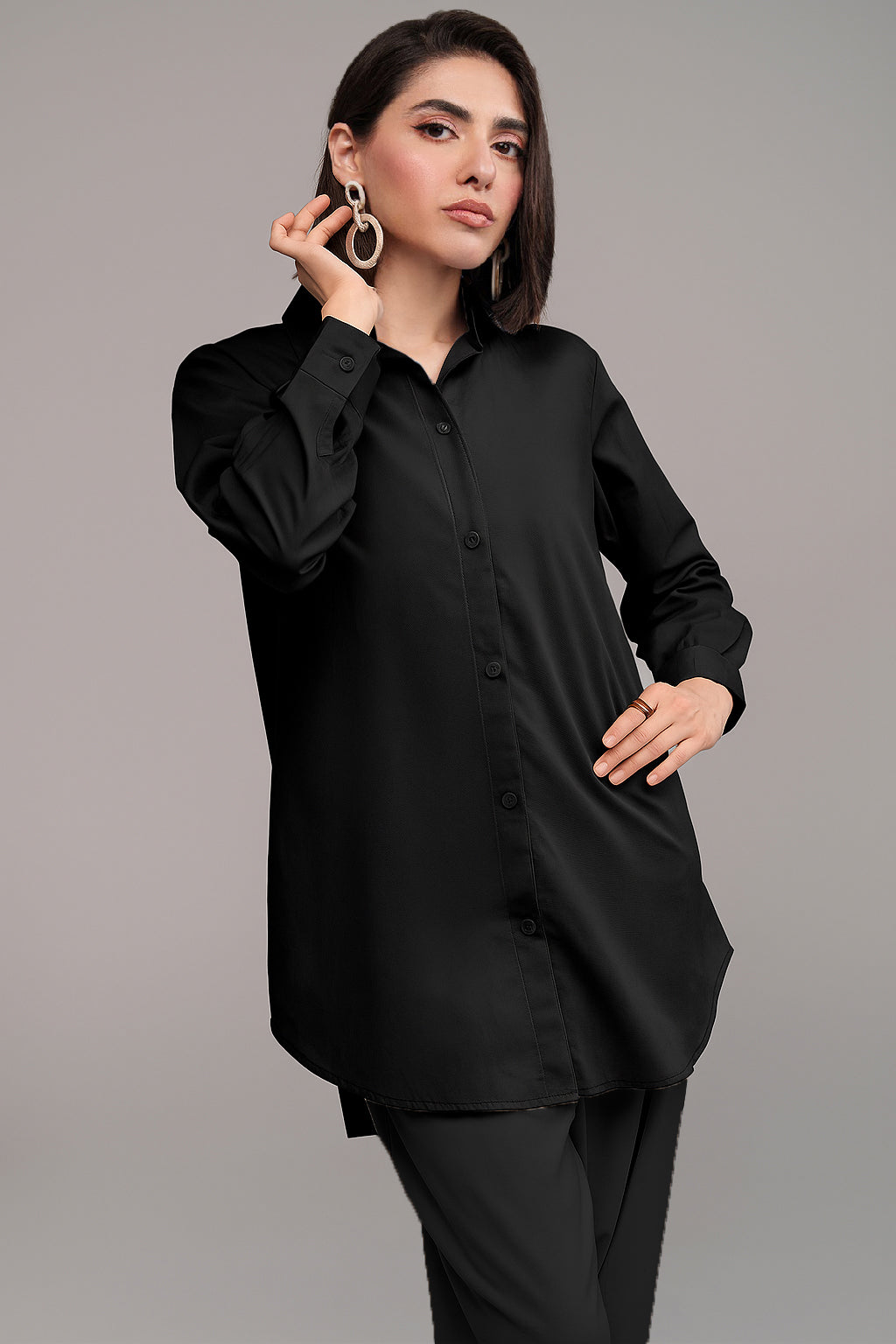 2 Pcs Cambric Co Ord Set - 05