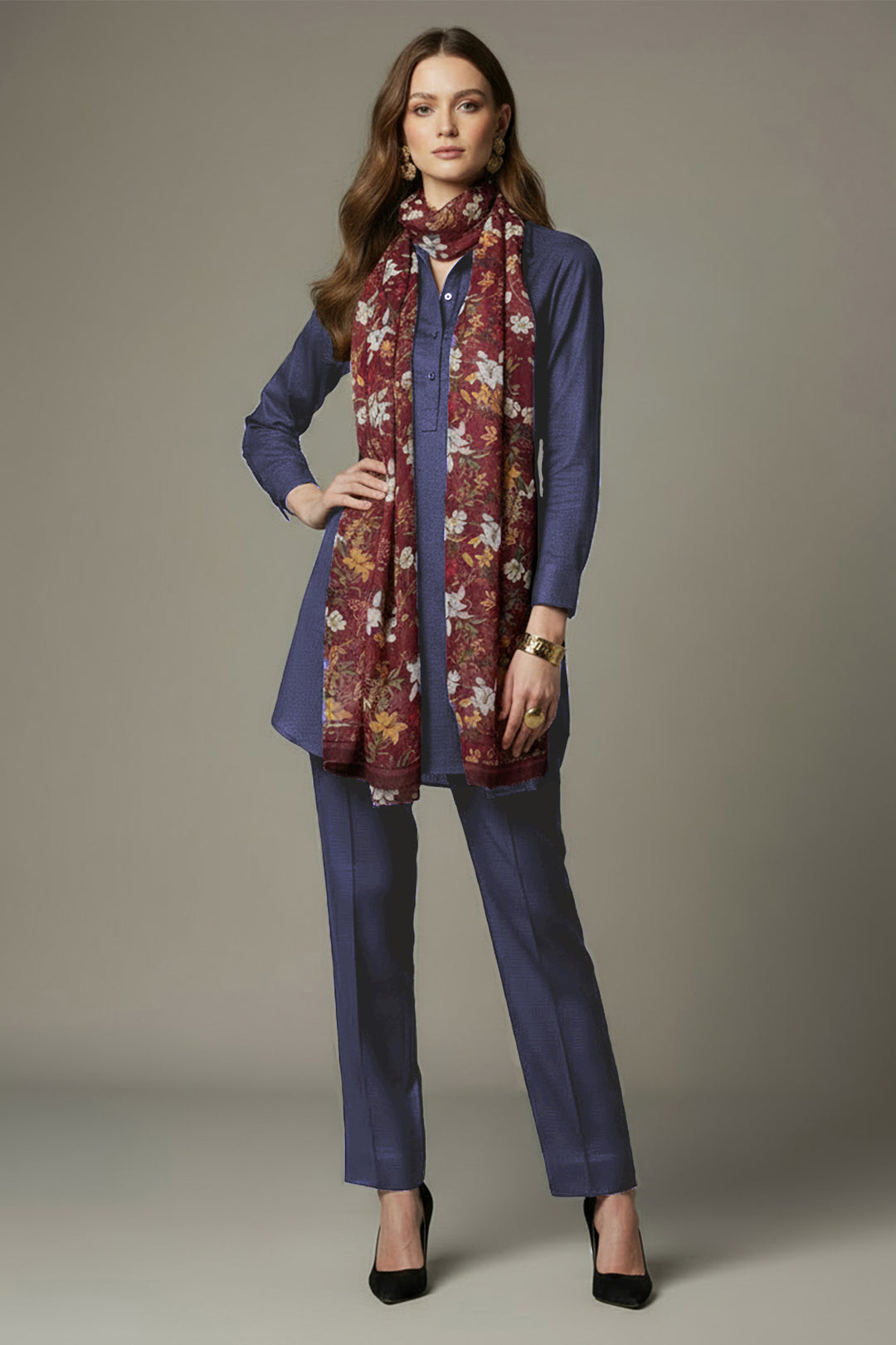 Khaddar Co Ord Set-03