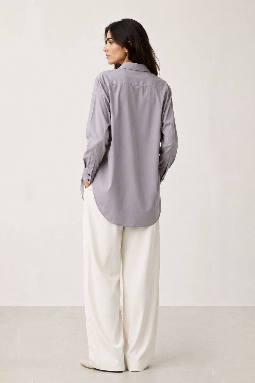 Lavender Grey Shirt