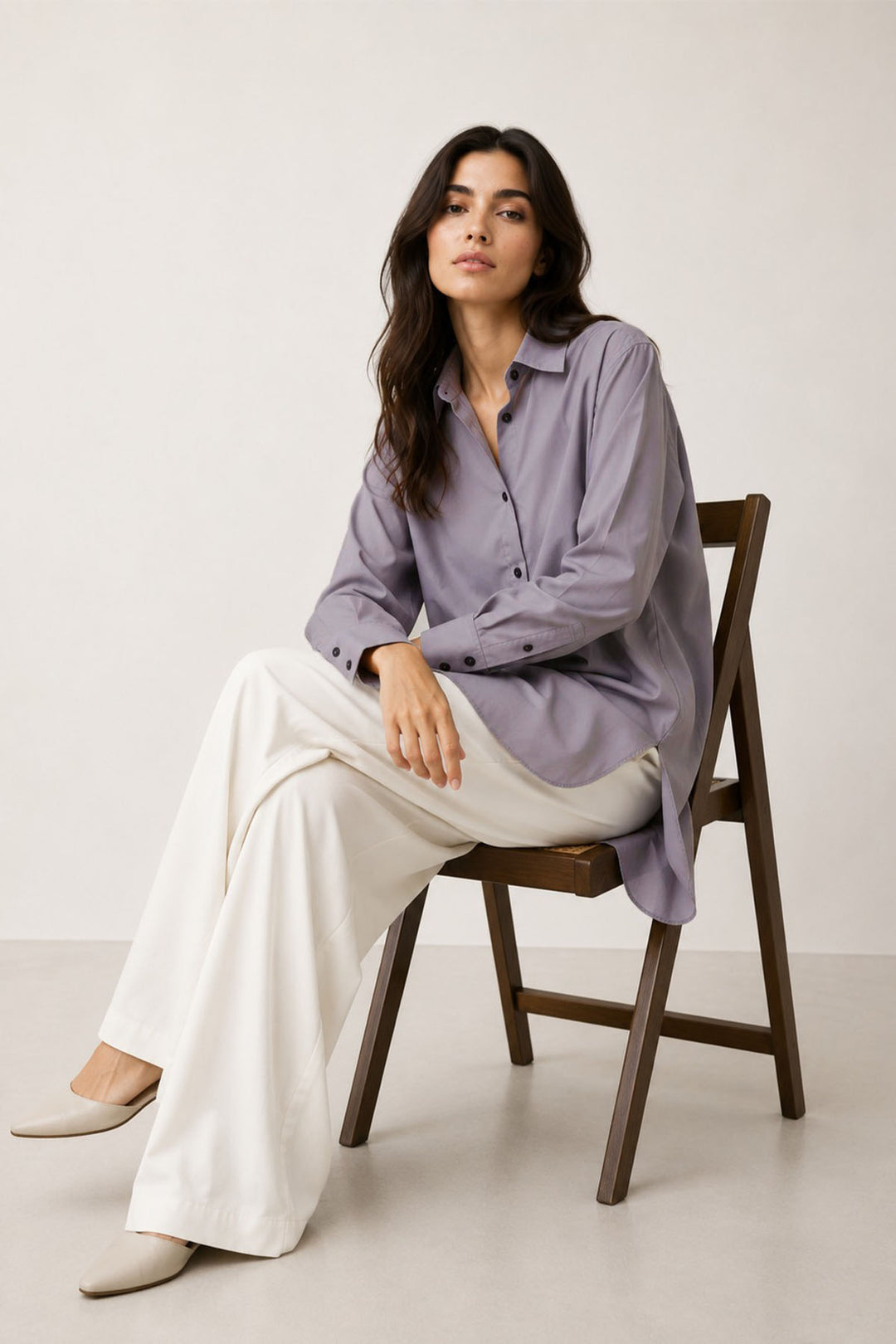 Lavender Grey Shirt
