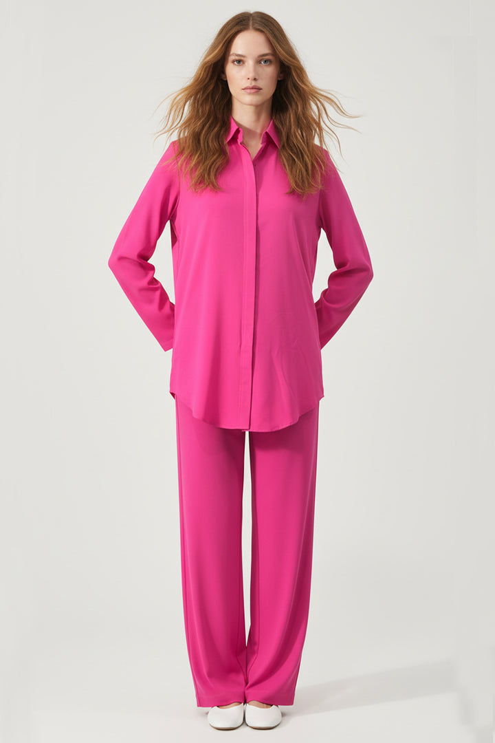 Hot Pink Co Ord Set - 01