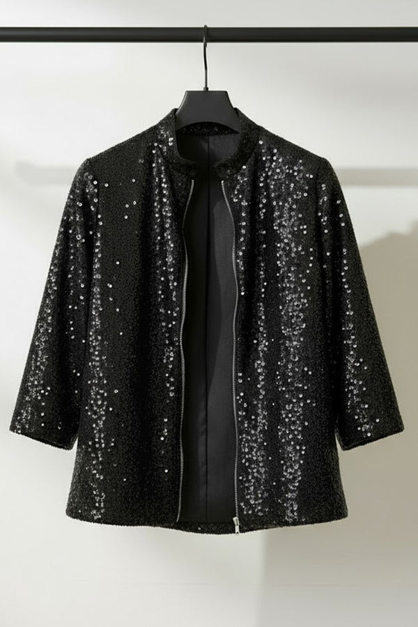 Black Sequin Jacket
