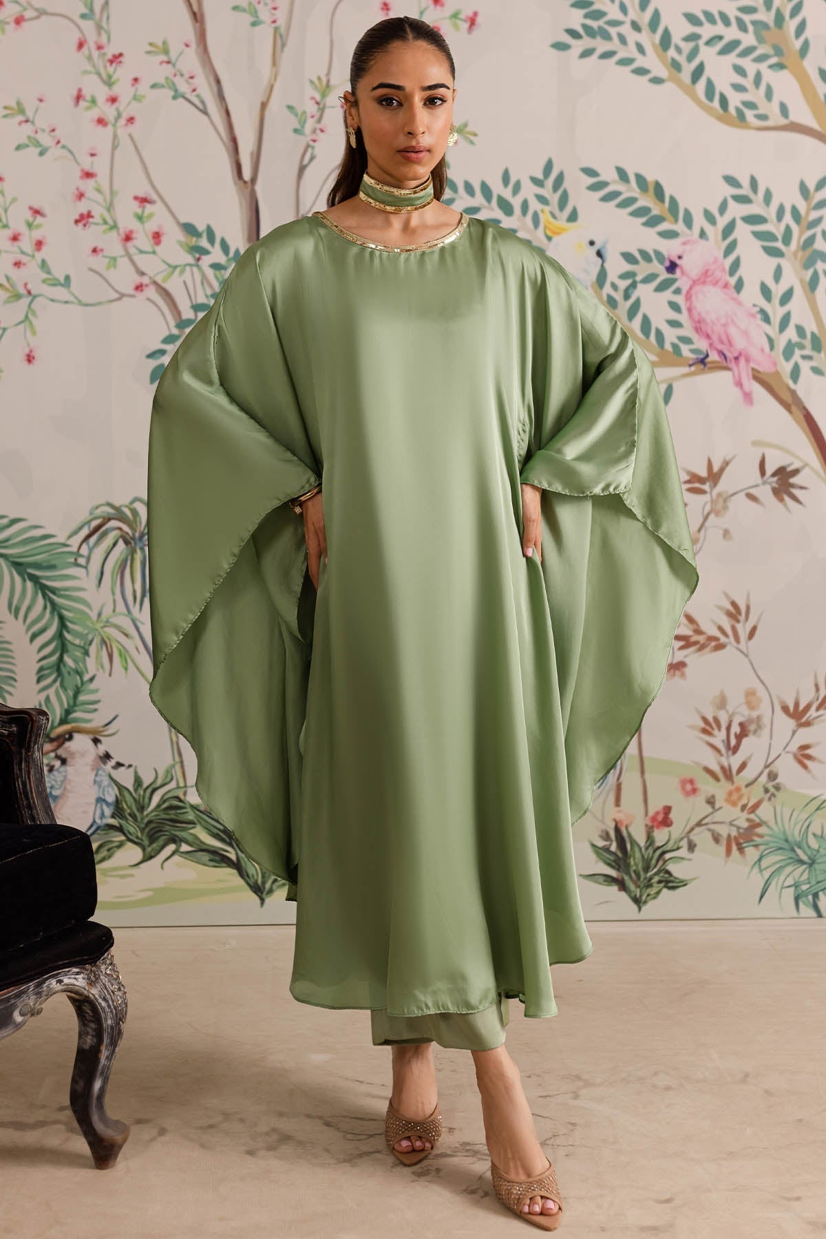 Island Green Silk - Peach Republic