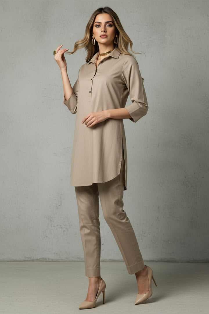 Khaddar Co Ord Set-04