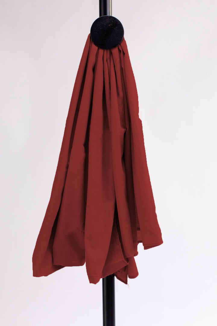 Maroon Cambric Scarf - Peach Republic