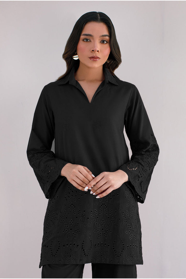 BlackSchiffli Co Ord Set - 010