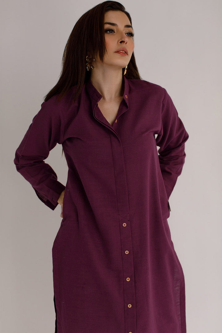 Purple Cambric Dress