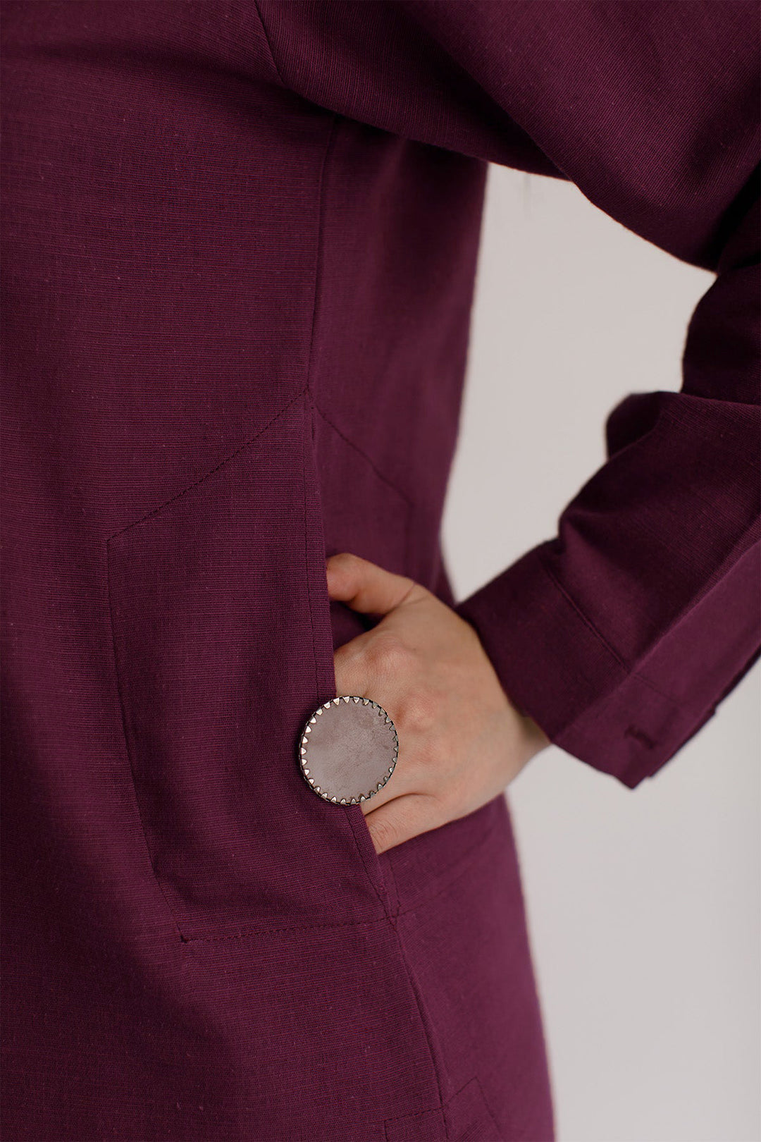 Purple Cambric Dress