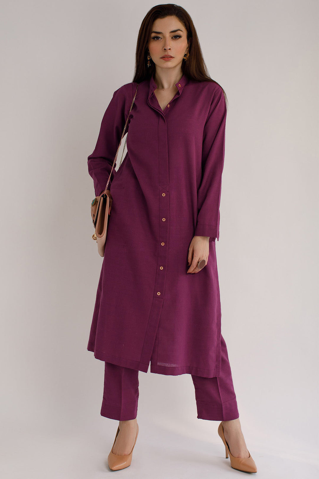 Purple Cambric Dress